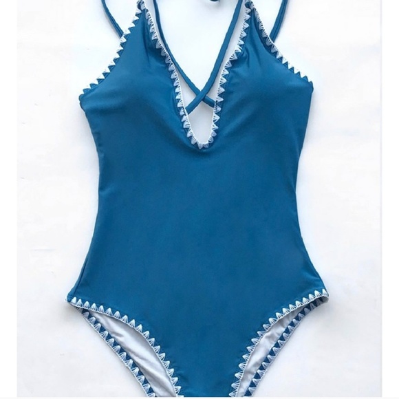 Cupshe Other - 🎈Blue one piece